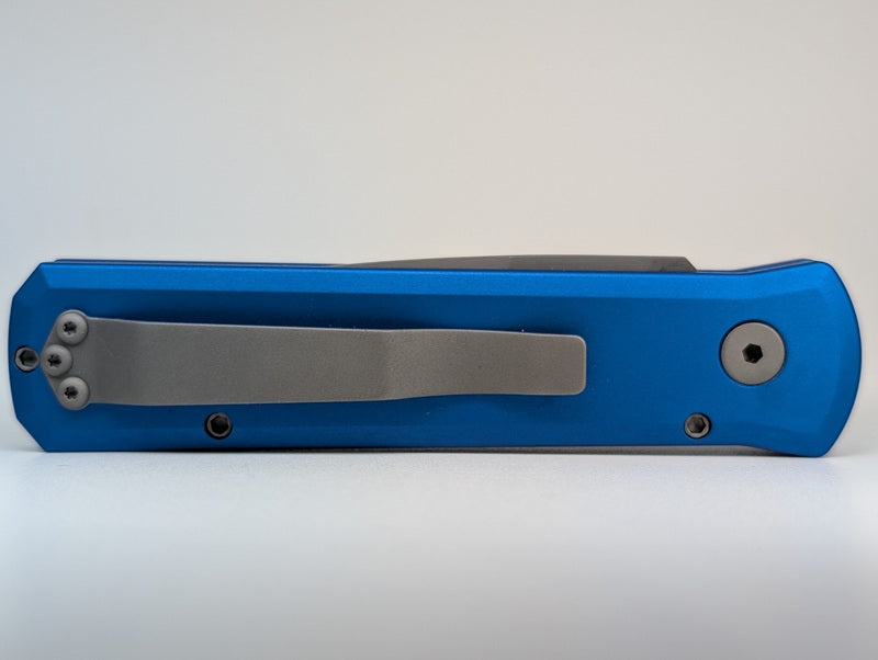 Protech Godson Blue "Leftie" 154CM Auto Folding Knife