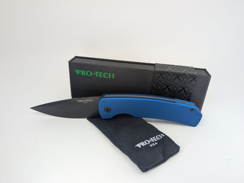 *Consignment* Protech Magic 2 "Whiskers" Blue DLC 154-CM Auto Folding Knife