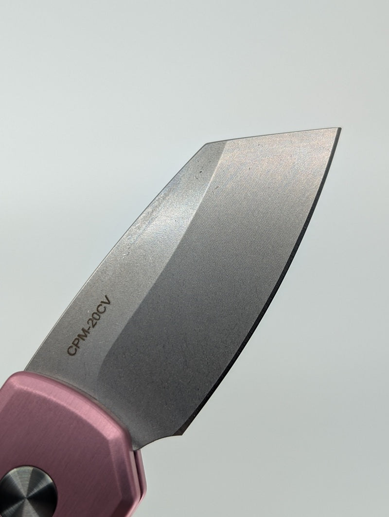 Protech Runt 5 Pink Tanto Stonewash Auto Folding Knife
