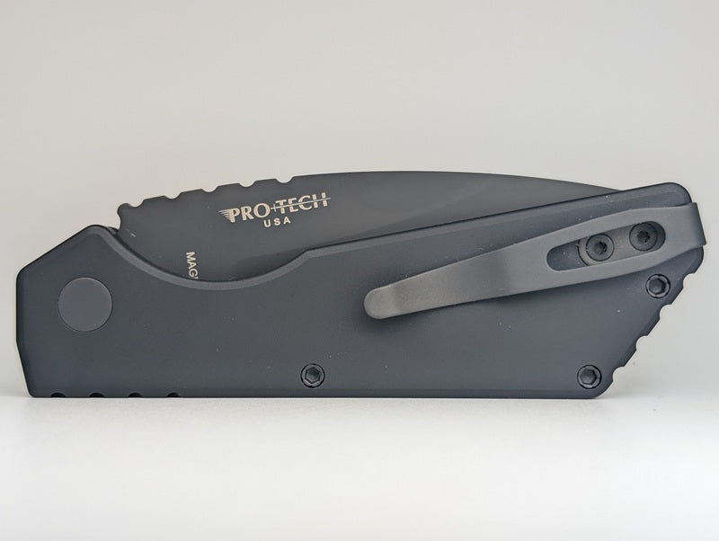 *Consignment* Protech Strider PT+ Black DLC Magnacut Auto Folding Knife