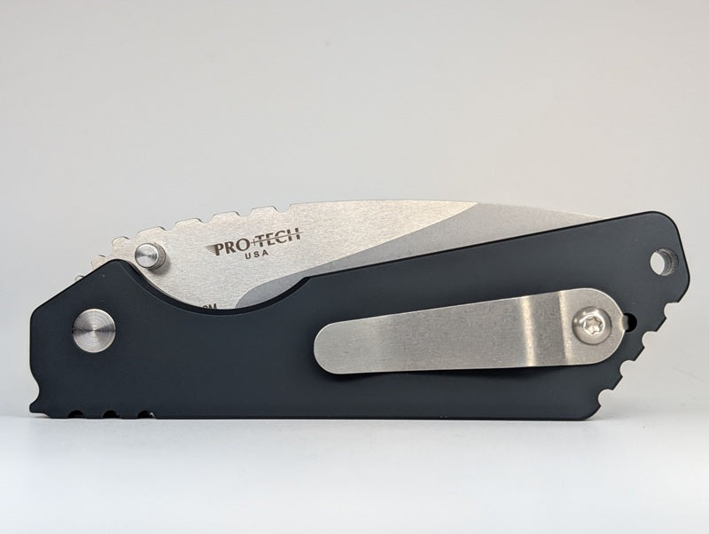 *Consignment* Protech x Strider SnG Black 154-CM Stonewash Auto Folding Knife