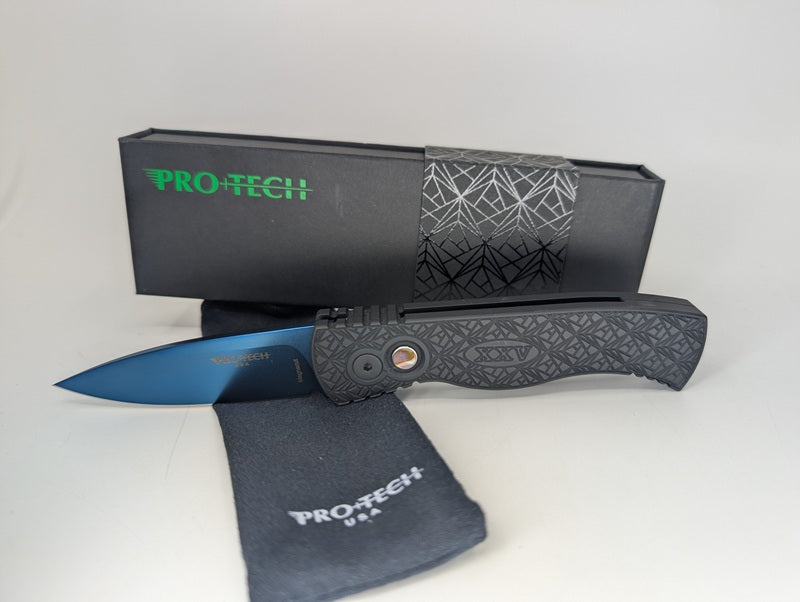 *Consignment* Protech Tactical Response 2 Nexus "Since 1999" Sapphire Blue Magnacut Auto Folding Knife