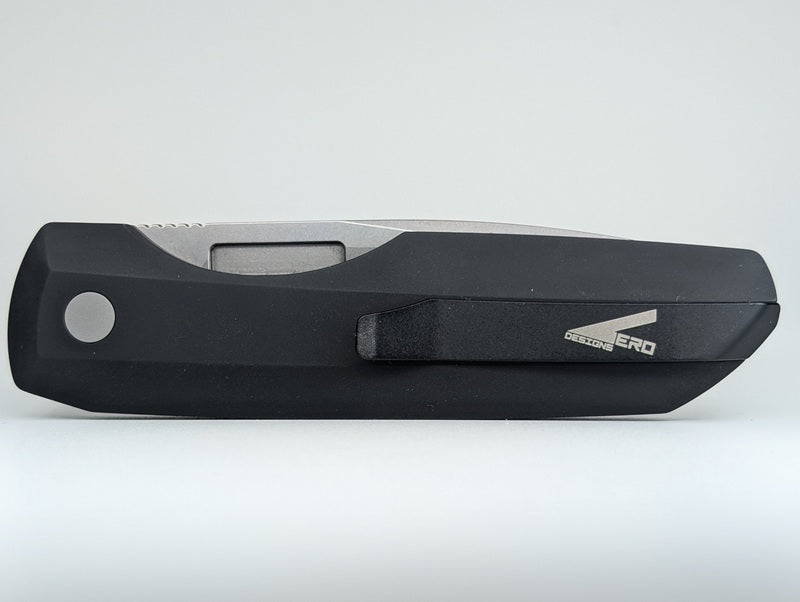 *Consignment* Protech x Vero Synapse Black Micarta / Aluminum / Stonewash Magnacut Auto Folding Knife