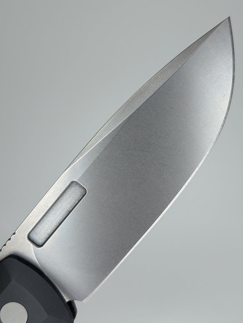 *Consignment* Protech x Vero Synapse Black Micarta / Aluminum / Stonewash Magnacut Auto Folding Knife