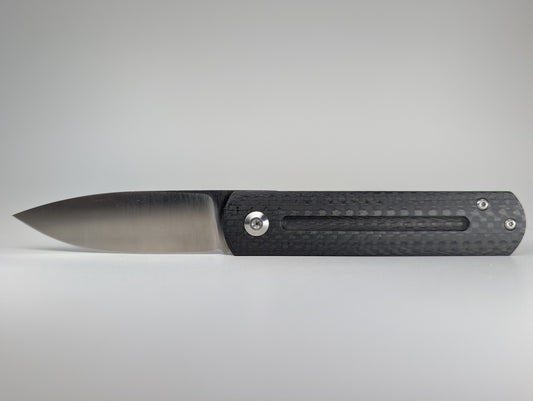 *Consignment* R. Laconico EWC Front Flipper Carbon Fiber Slip Joint Folding Knife