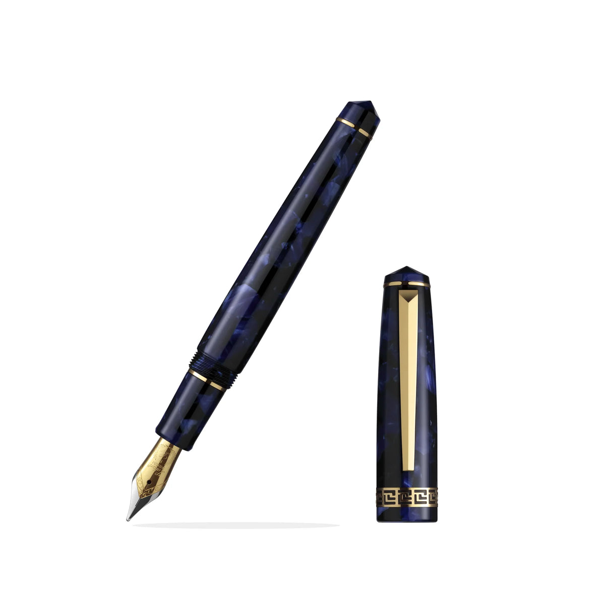 Laban Rosa Deep Ocean Fountain Pen Broad