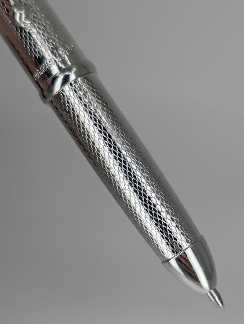 Renzetti 1909 Chrome Guilloche Ballpoint Pen