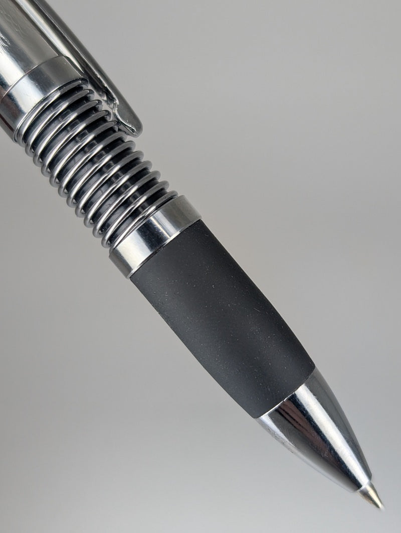 Renzetti 1909 Chrome Spring w/ Rubber Section Ballpoint Pen