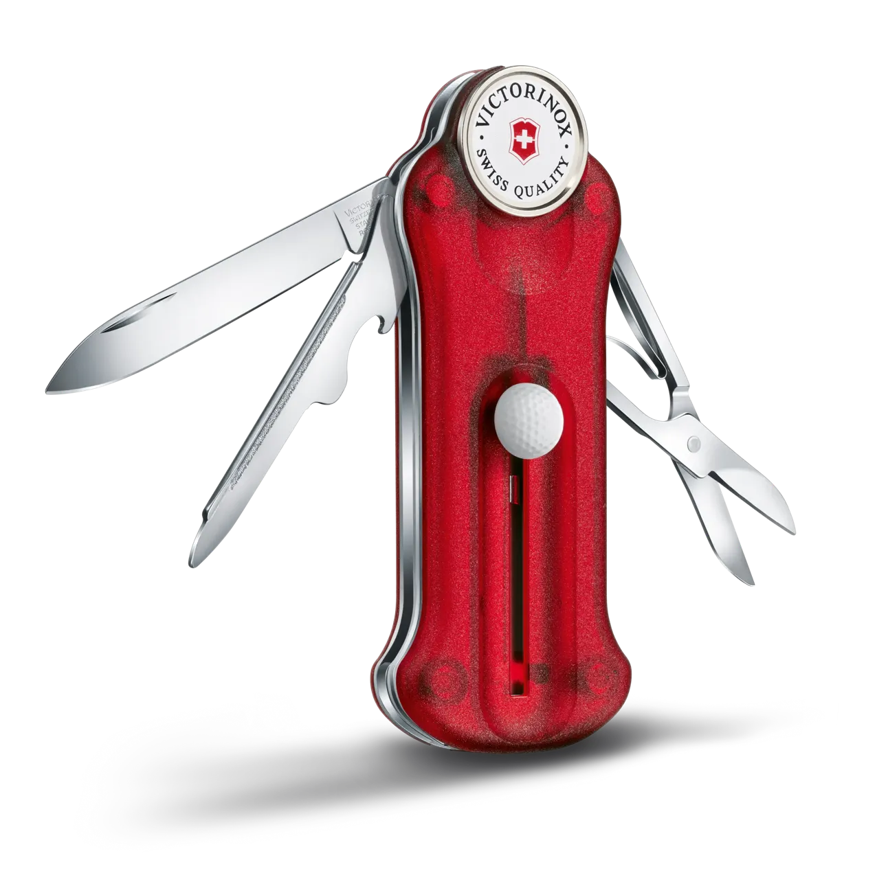Victorinox Golf Tool in Transparent Red