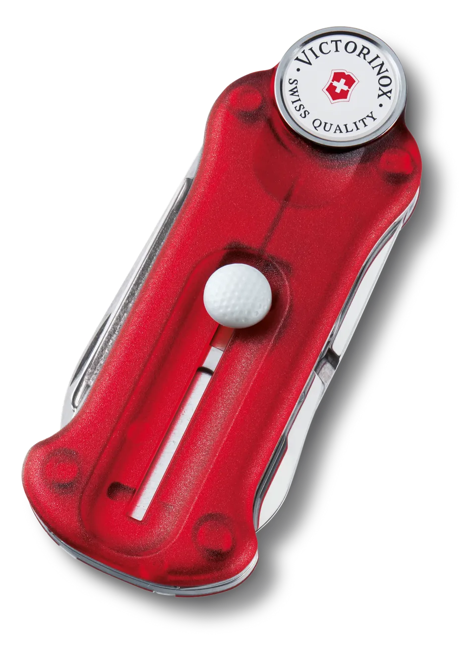 Victorinox Golf Tool in Transparent Red