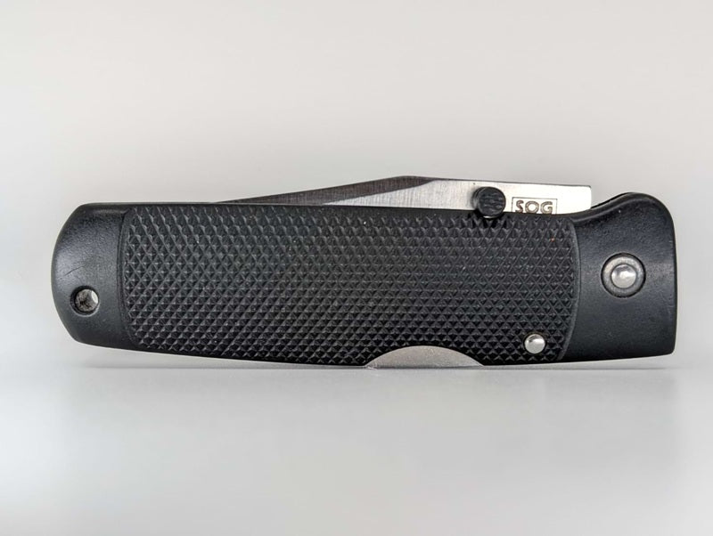 *Consignment* SOG Knives S16 Air Thumb Stud Folder 3" Blade and SOG 2" Lockback Knife Set