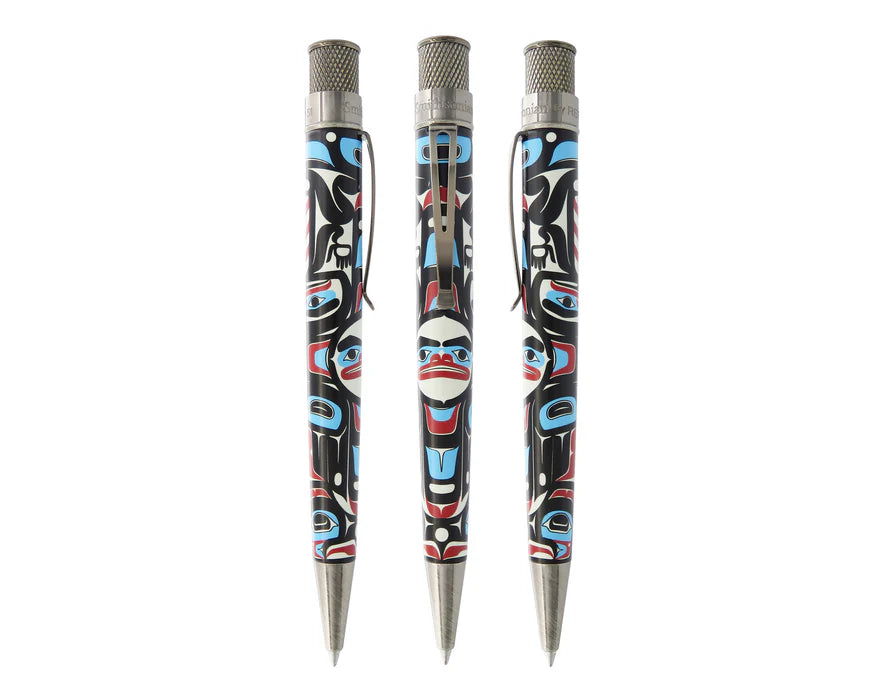 Retro 51 Smithsonian National Museum of the American Indian Raven Steals the Sun Rollerball Pen