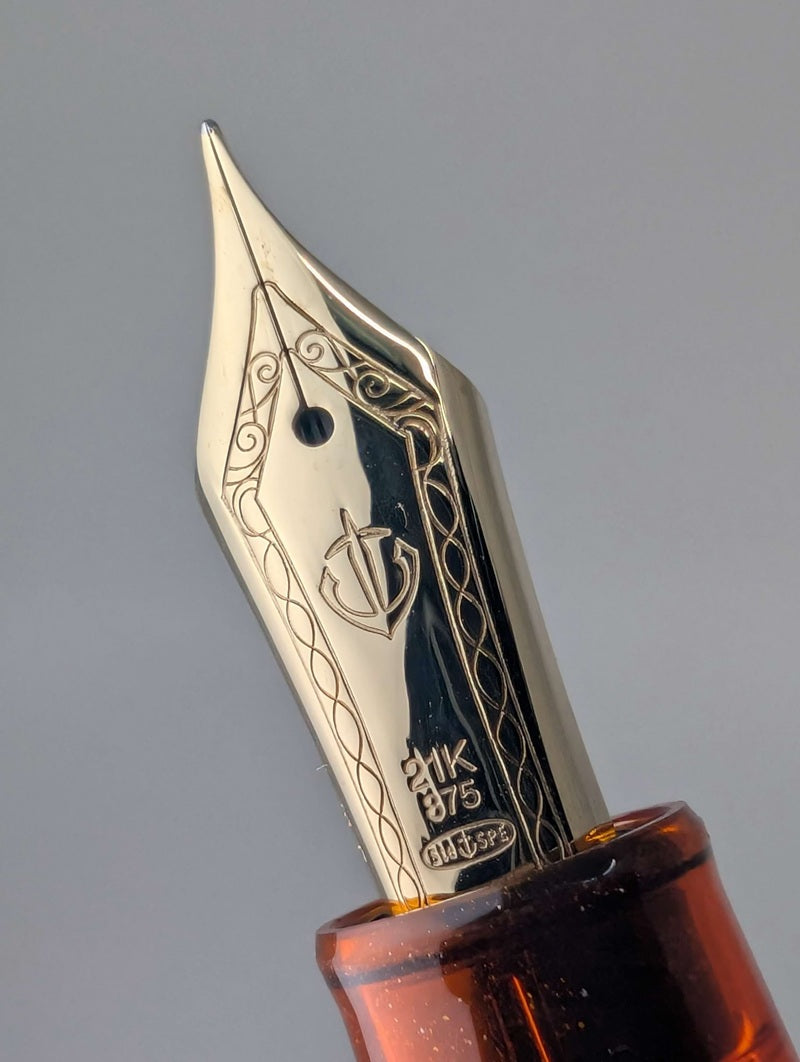 *Consignment* Sailor Progear Tea Time Christmas Spice Limited Edition Fountain Pen 21k Gold Medium/Fine Nib