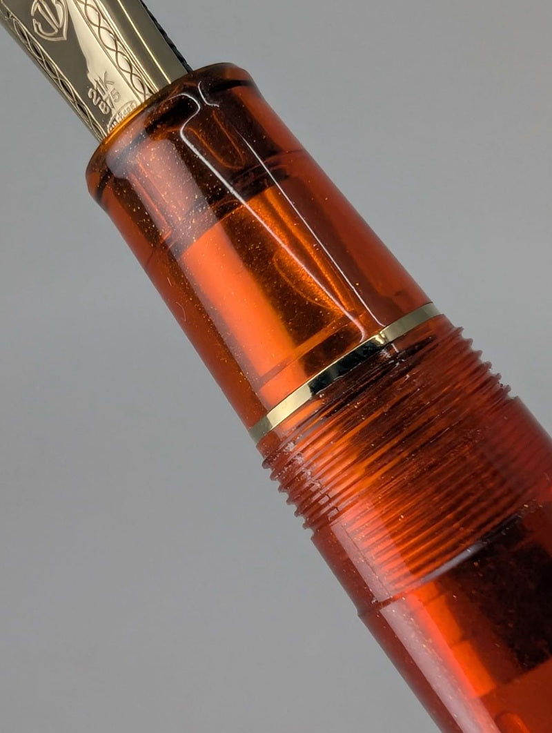 *Consignment* Sailor Progear Tea Time Christmas Spice Limited Edition Fountain Pen 21k Gold Medium/Fine Nib
