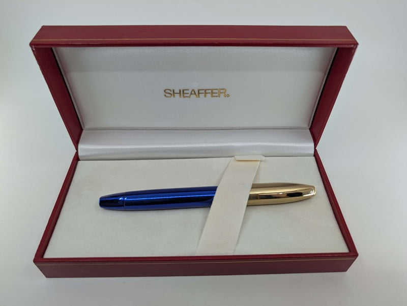 *Consignment* Sheaffer Legacy 1 Brushed Gold Cobalt Rollerball Pen