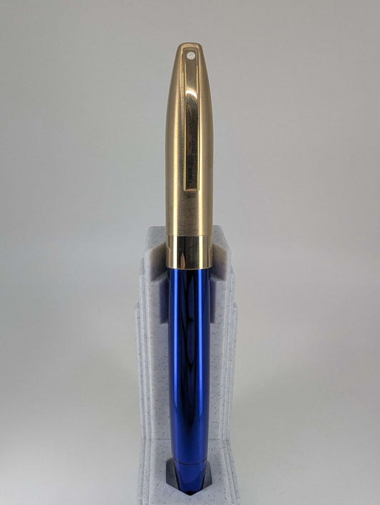 *Consignment* Sheaffer Legacy 1 Brushed Gold Cobalt Rollerball Pen