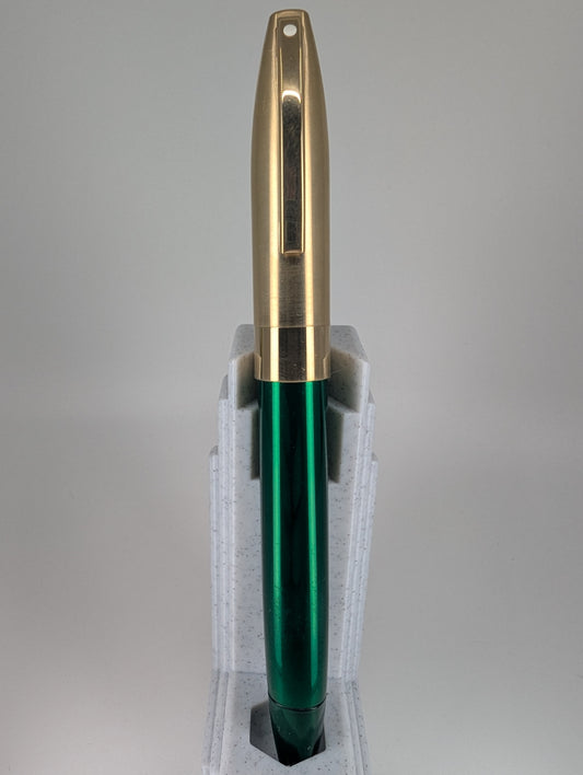 *Consignment* Sheaffer Legacy 1 Brushed Gold Green Lacquer Rollerball Pen
