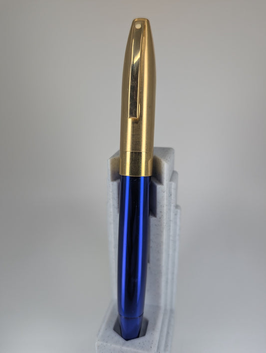 *Consignment* Sheaffer Legacy Blue Fountain Pen 18k Gold Stub Nib