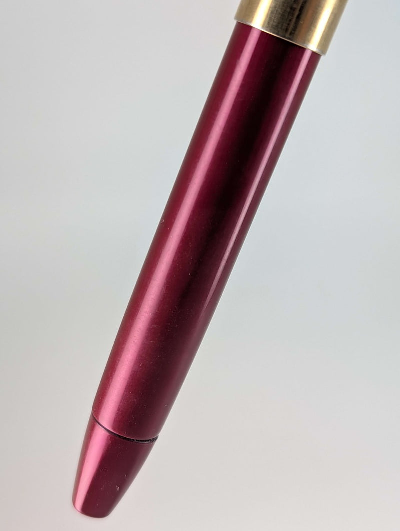 *Consignment* Sheaffer Legacy Burgundy Fountain Pen 18k Gold Stub Nib