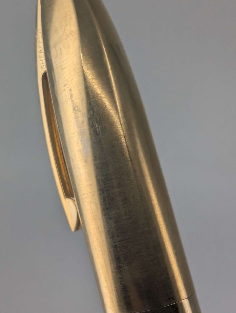 *Consignment* Sheaffer Legacy Burgundy Fountain Pen 18k Gold Stub Nib