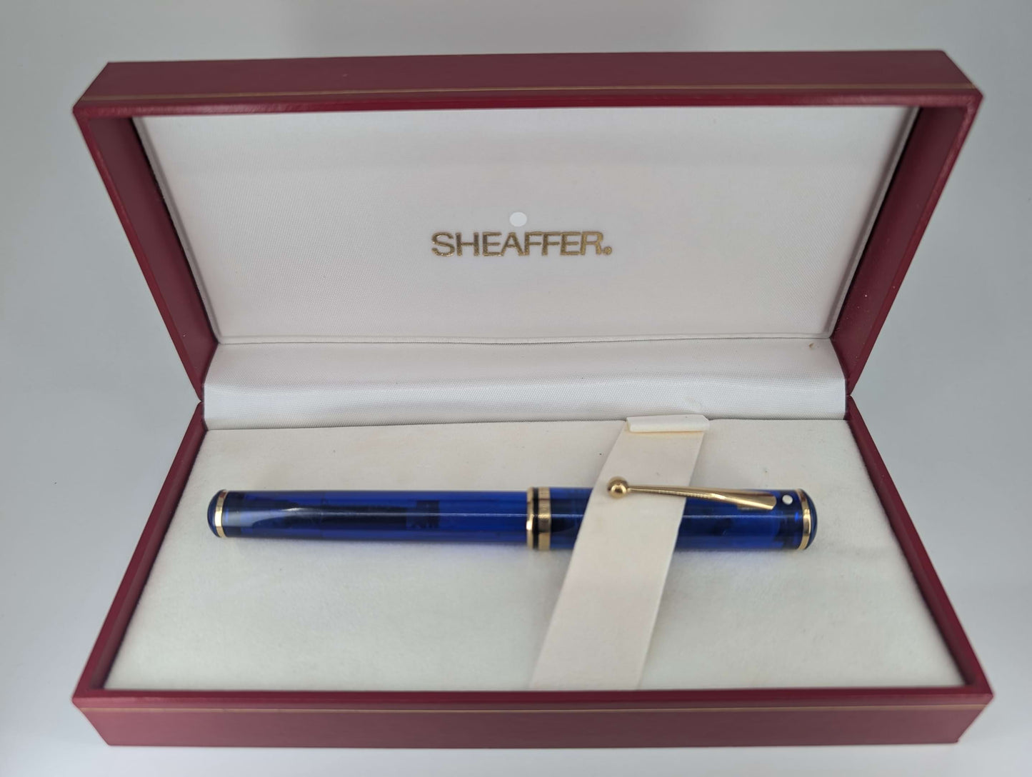 *Consignment* Sheaffer Levenger Connaissuer Mediterranean Fountain Pen 14k Gold Medium Nib