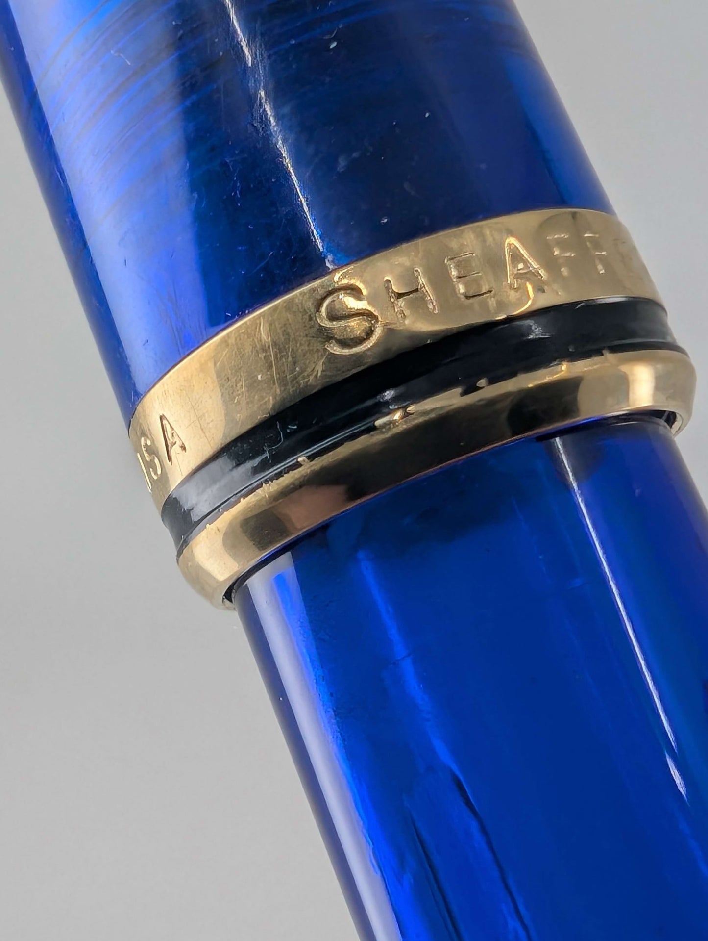 *Consignment* Sheaffer Levenger Connaissuer Mediterranean Fountain Pen 14k Gold Medium Nib