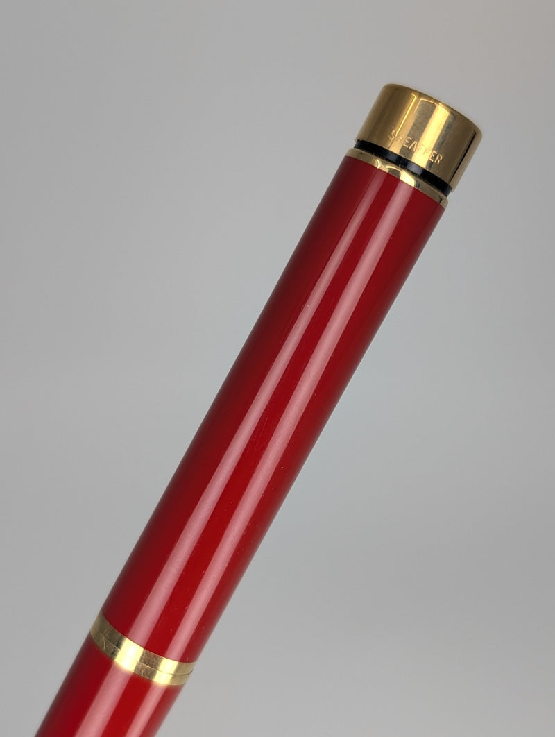 *Consignment* Sheaffer Targa Laque 1028 Bordeaux Classic Fountain Pen (1980-82')