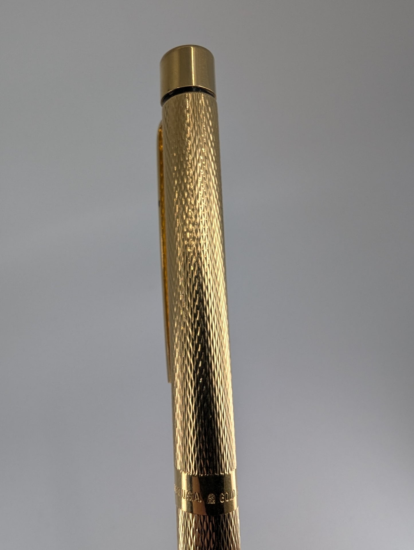 *Consignment* Sheaffer USA Electroplated Gold Ballpoint Pen / Mechanical Pencil Set