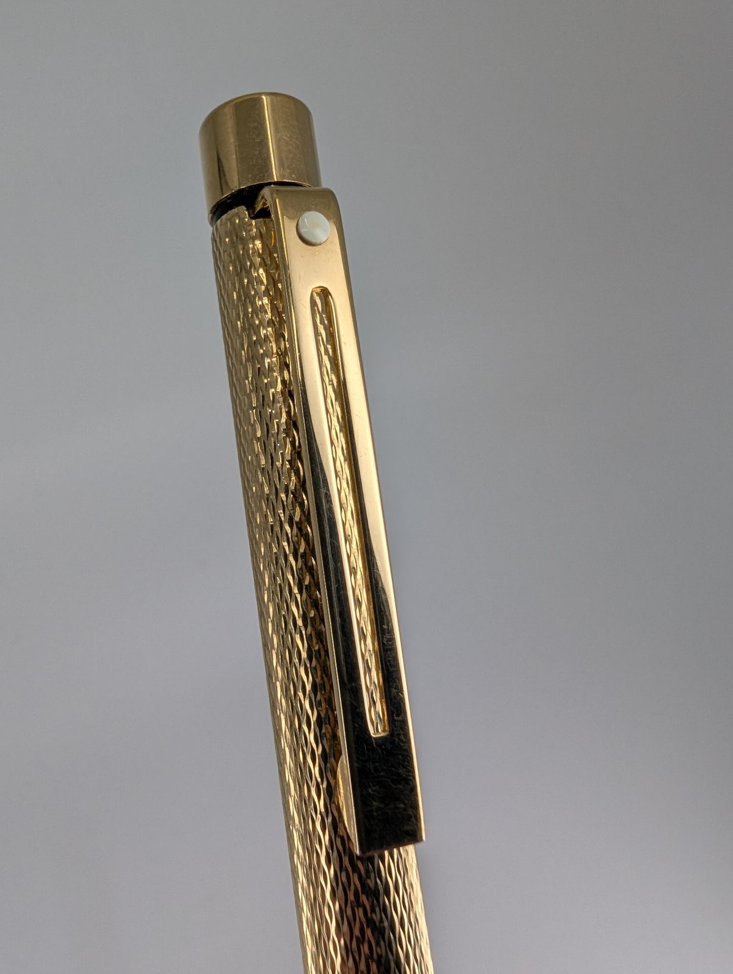 *Consignment* Sheaffer USA Electroplated Gold Ballpoint Pen / Mechanical Pencil Set