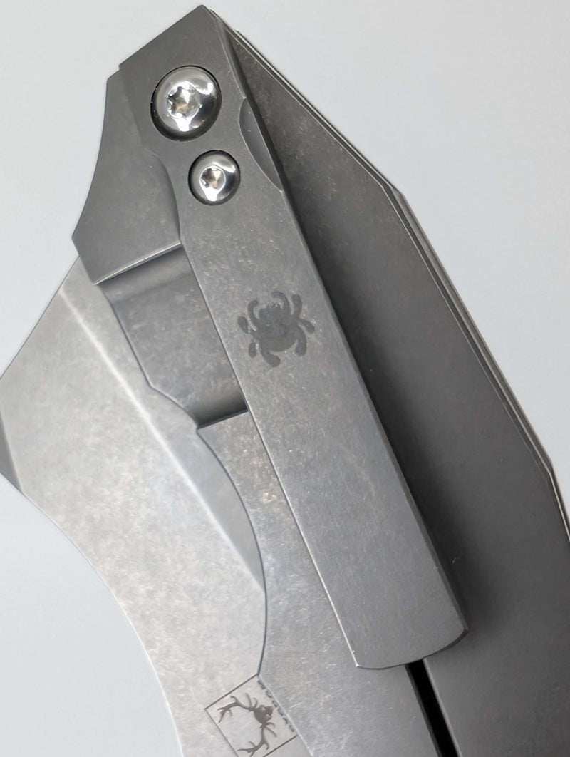 *Consignment*Spyderco Stovepipe Framelock Folding Knife