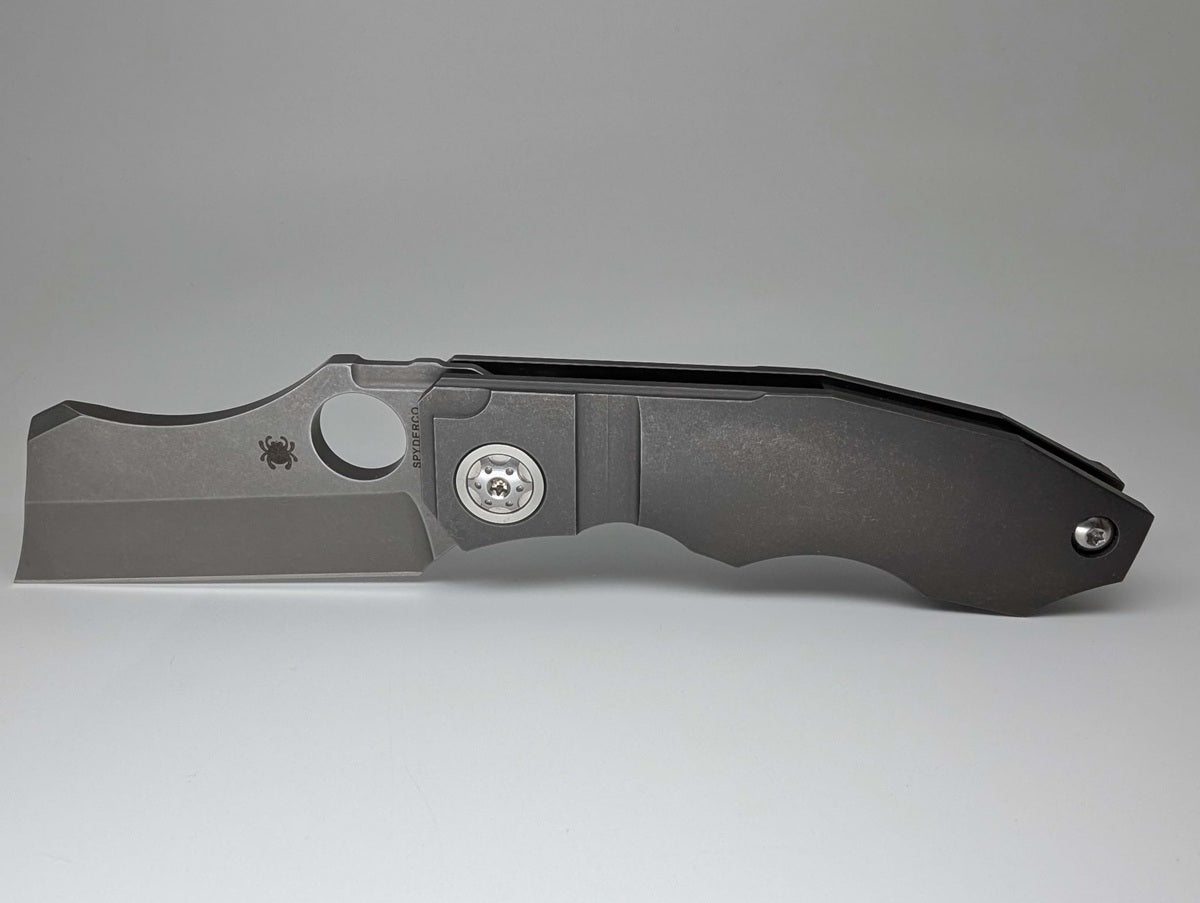 *Consignment*Spyderco Stovepipe Framelock Folding Knife
