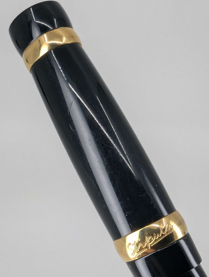 *Consignment* Stipula "I Castoni" Rubino Fountain Pen 18k Gold Broad Nib