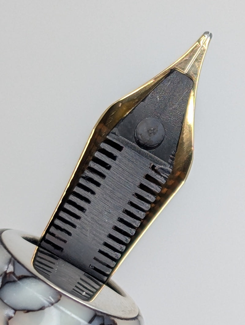 *Consignment* Stipula Leonardo DaVinci Cracked Ice Capless Fountain Pen
