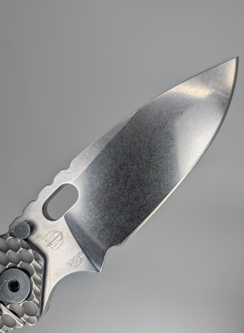 *Consignment* Strider SnG Gunner OD Green / Titanium Framelock Folding Knife
