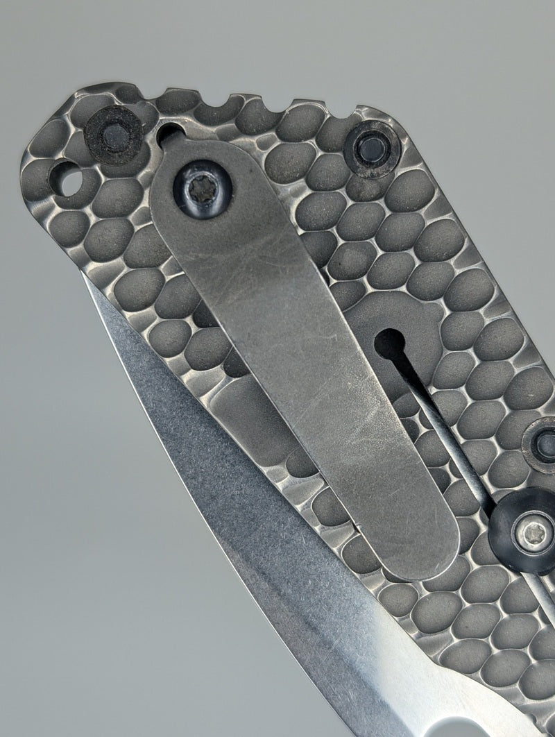 *Consignment* Strider SnG Gunner OD Green / Titanium Framelock Folding Knife
