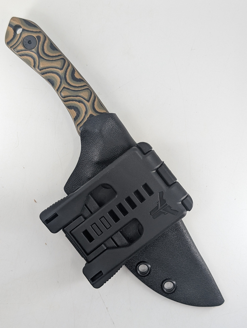 *Consignment* Stroup Knives GP2 G10 Camo Fixed Blade Knife
