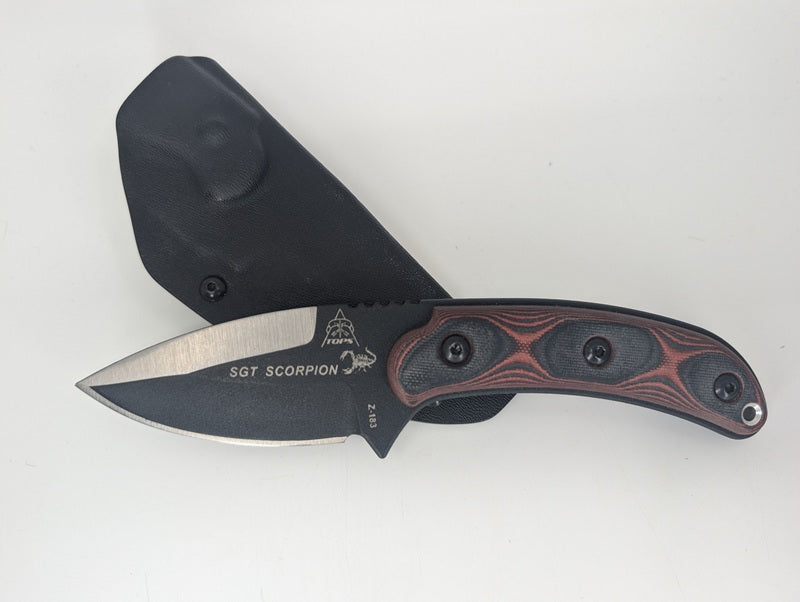 *Consignment* Tops Scorpion Fixed Blade Knife