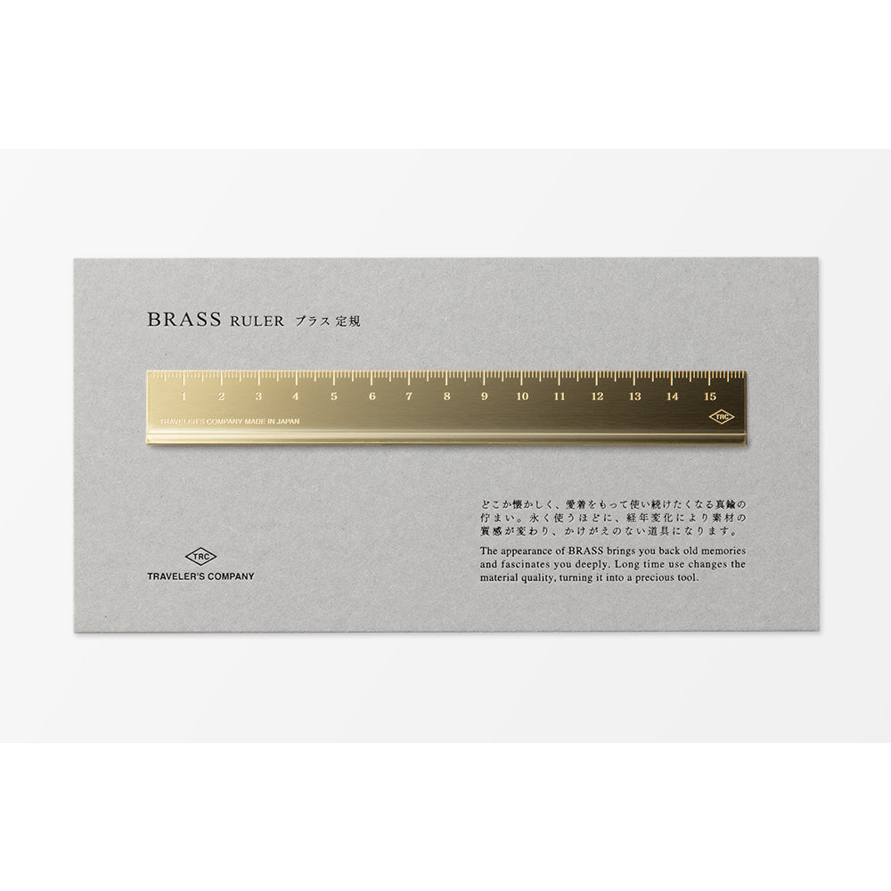 TRAVELER’S Brass Ruler