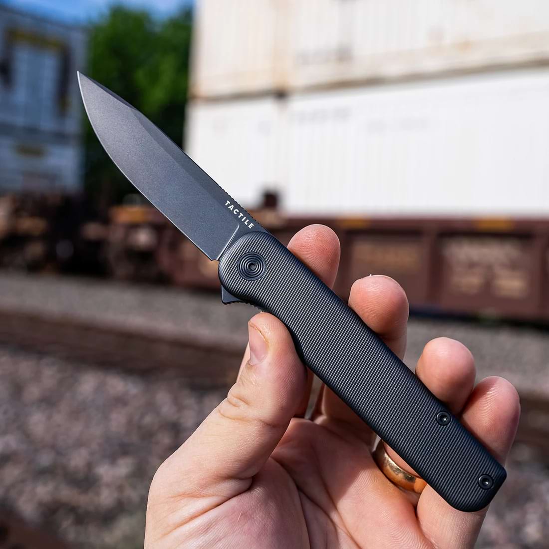 Tactile Turn Rockwall Flipper Linerlock Folding Knife