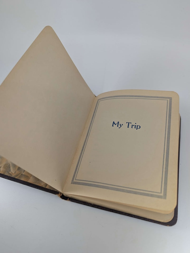 Vintage "My Trip" Pocket Travel Journal