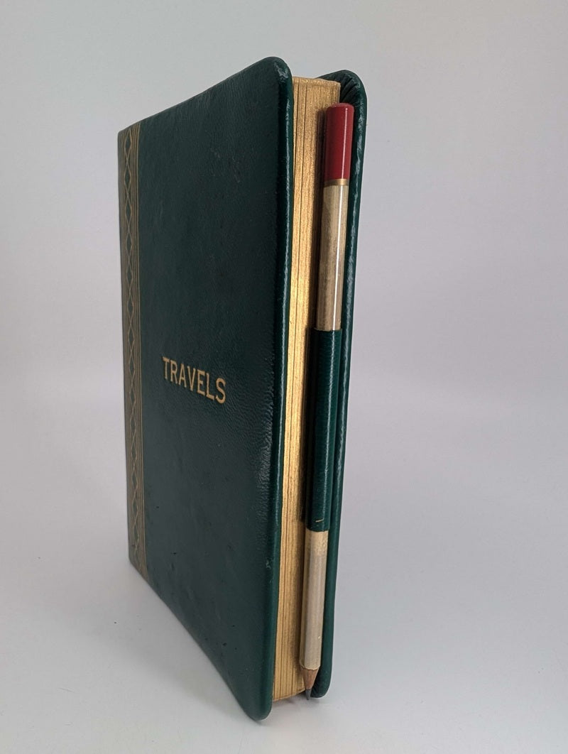 Samuel Ward MFG Co. Vintage Travel Journal Green w/ Pencil
