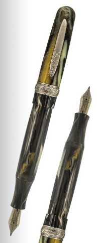 Stipula Etruria Magnifica Pyrite Fountain Pen Medium Nib