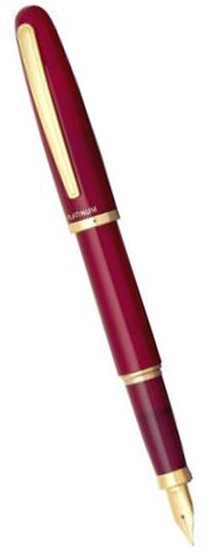 Platinum Balance Wine Red Fountain Pen Medium Nib