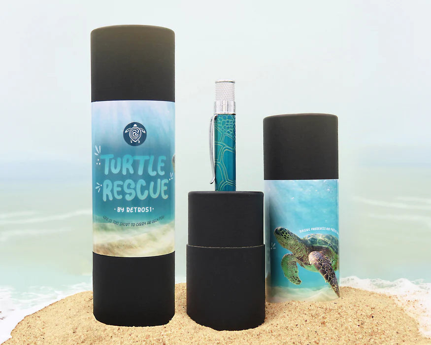 Retro 51 Tornado Turtle Rescue Ballpoint Pen Free Refill