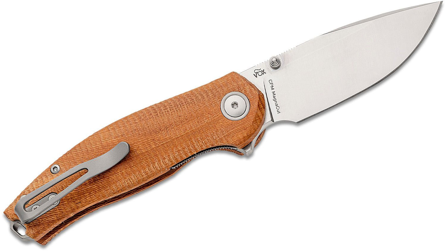 Viper Vale Pau Rose Wood Handle Magnacut Blade Liner Lock Folding Knife