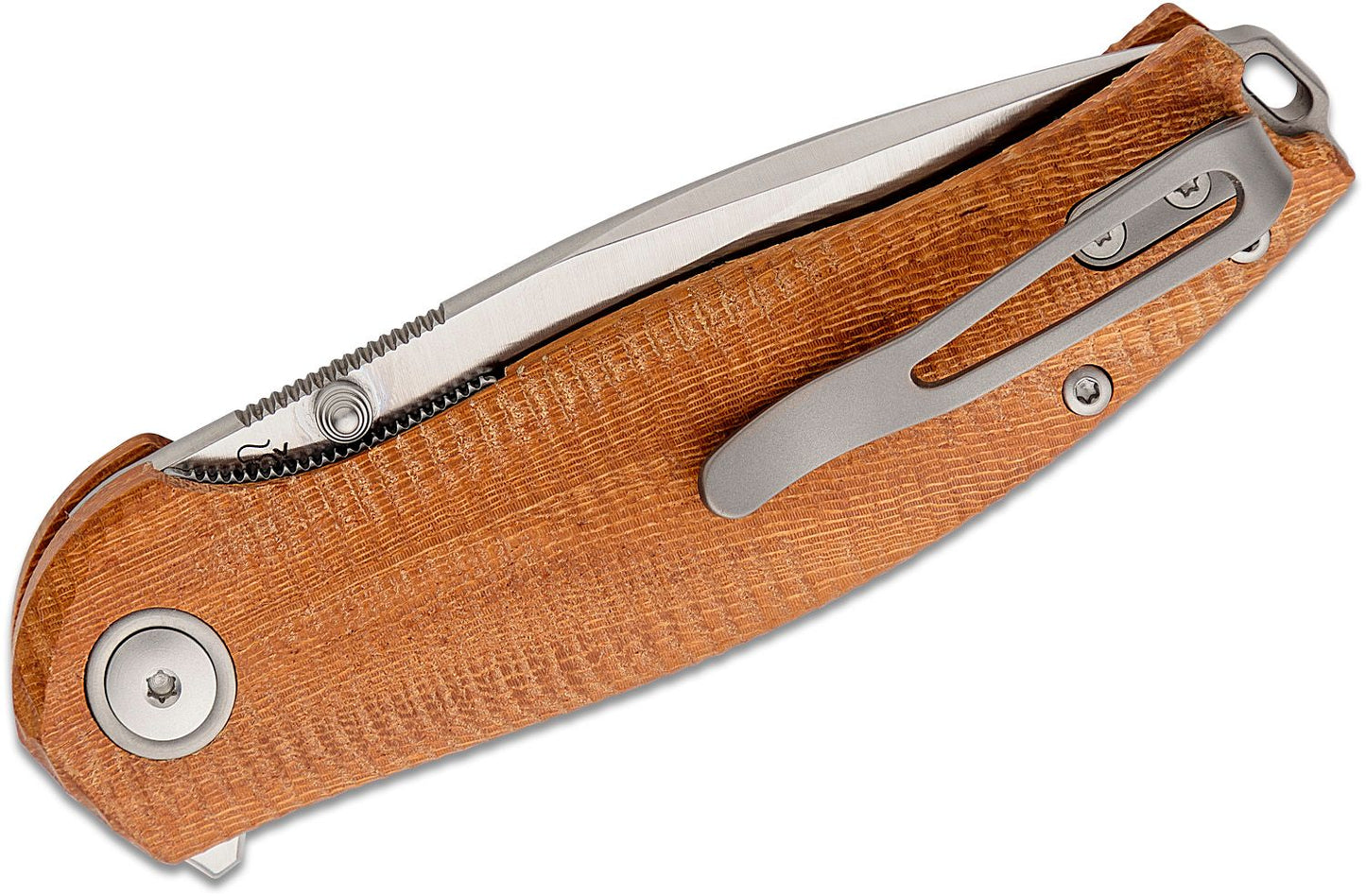Viper Vale Pau Rose Wood Handle Magnacut Blade Liner Lock Folding Knife