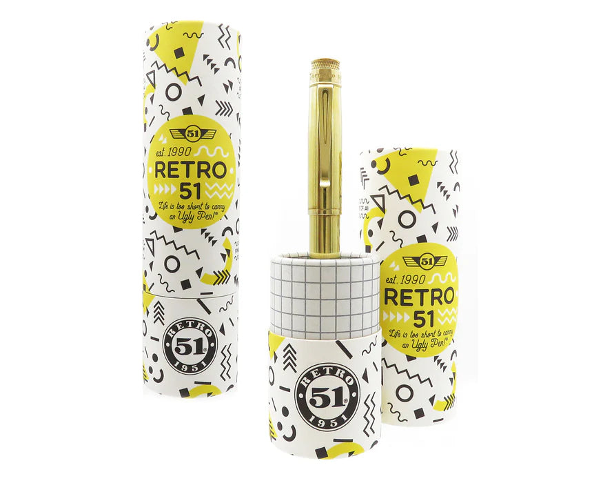 Retro 51 Raw Brass Fountain Pen
