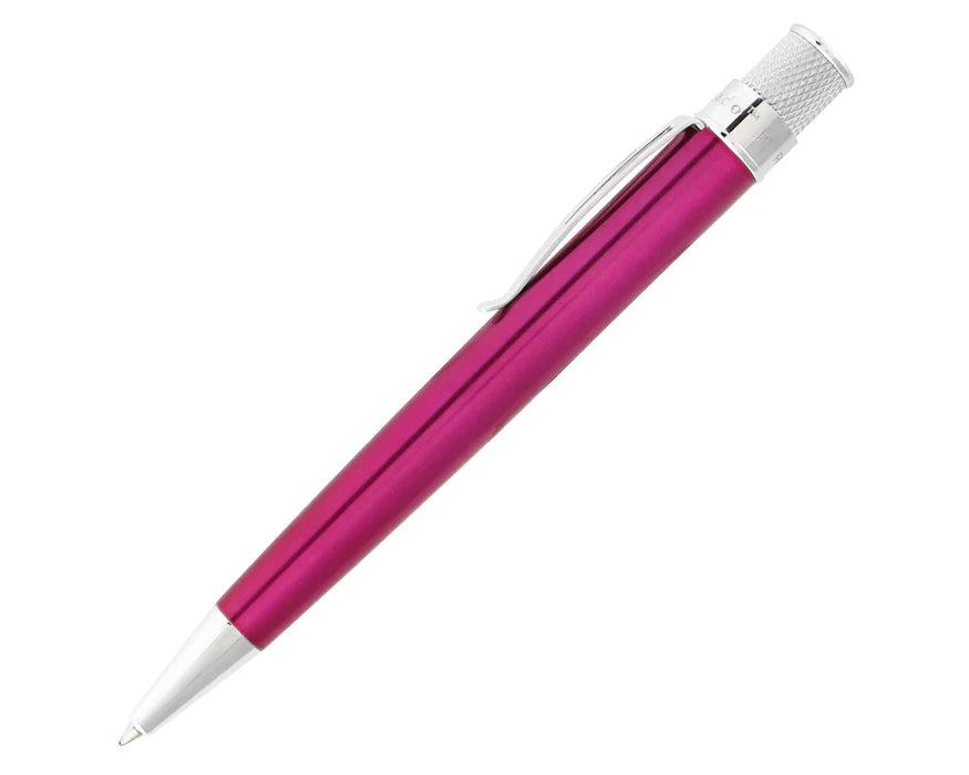 Retro 51 Tornado Classic Lacquer Pink Rollerball Pen