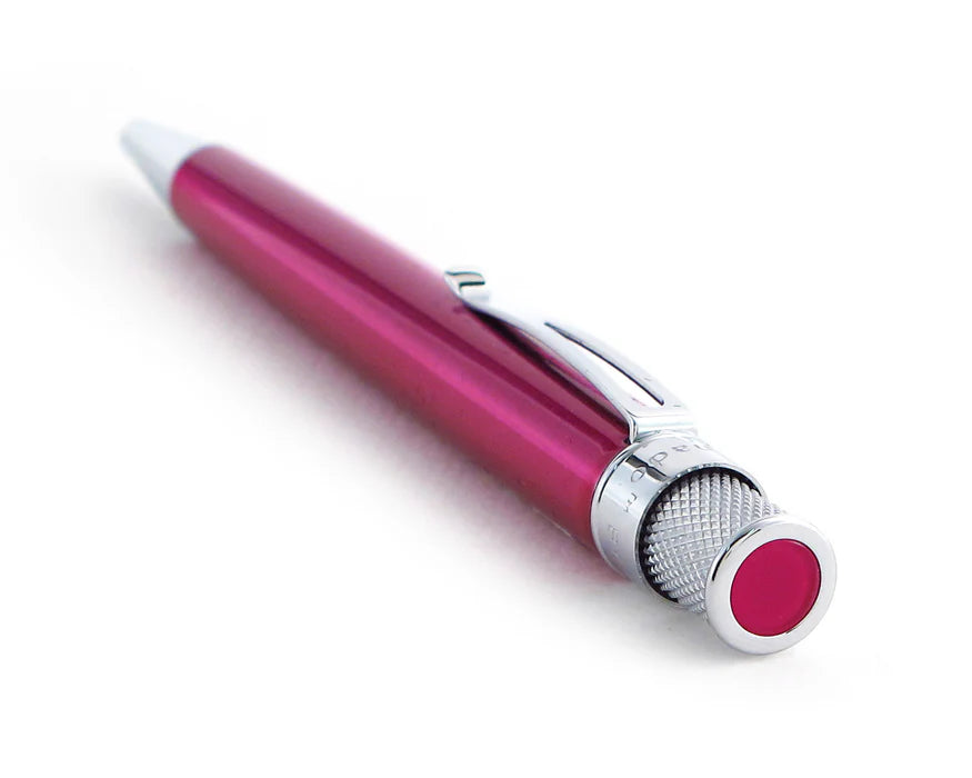 Retro 51 Tornado Classic Lacquer Pink Rollerball Pen