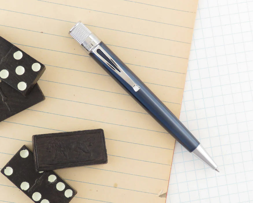 Retro 51 Tornado Classic Lacquer Ice Blue Rollerball Pen